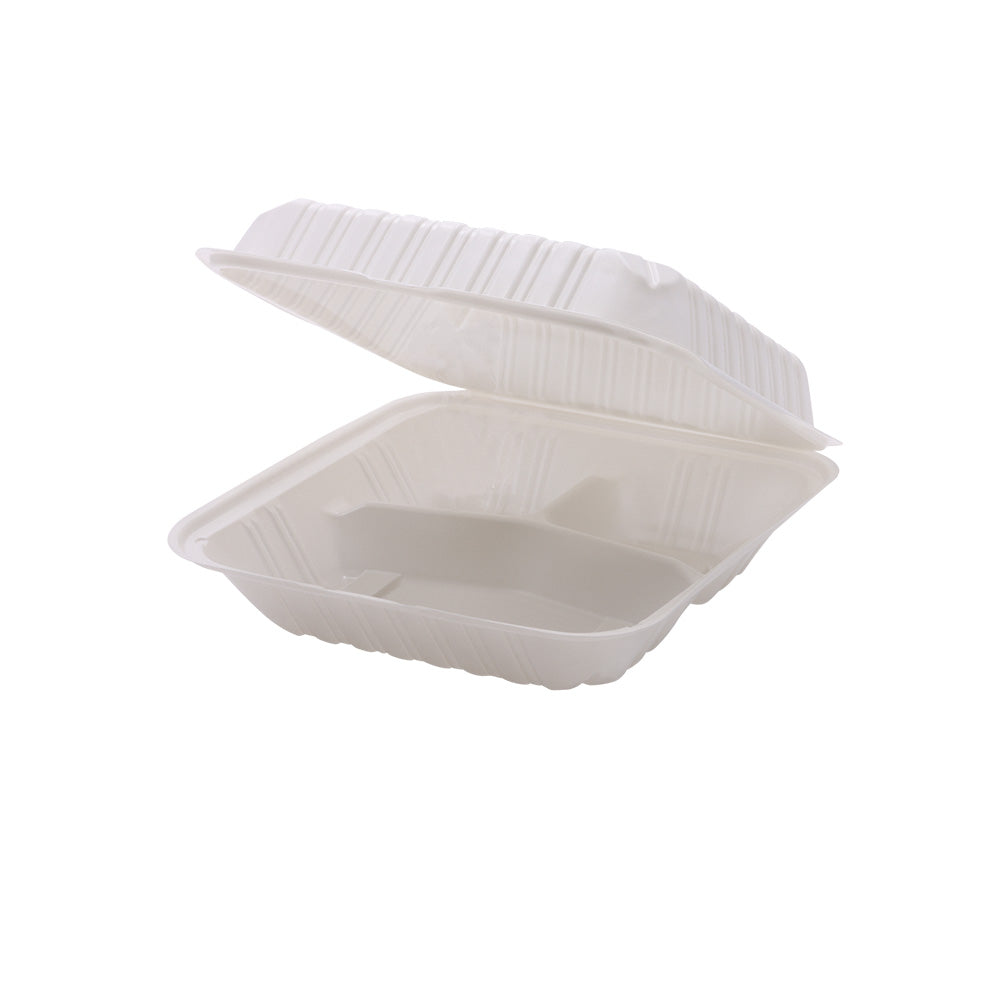 MFPP 3 Comp Hinged Container 9" x 8"