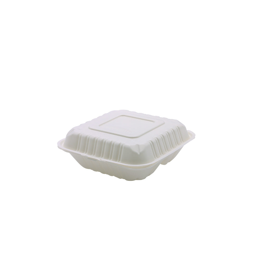 MFPP 3 Comp Hinged Container 8" x 8"